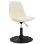 Sillas de comedor giratorias 4 unidades terciopelo color crema de vidaXL, Sillas de comedor - Ref: Foro24-338389, Precio: 292...