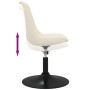 Sillas de comedor giratorias 4 unidades terciopelo color crema de vidaXL, Sillas de comedor - Ref: Foro24-338389, Precio: 292...