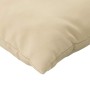 Cojines para palets 2 unidades tela Oxford beige en Decoración | Comprar online en Foru.es