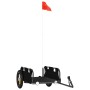 Remolque de carga para bicicleta hierro y tela Oxford negro de vidaXL, Remolques para bicicletas - Ref: Foro24-94164, Precio:...