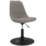 Sillas de comedor giratorias 4 unidades terciopelo gris claro de vidaXL, Sillas de comedor - Ref: Foro24-338391, Precio: 231,...