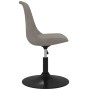 Sillas de comedor giratorias 4 unidades terciopelo gris claro de vidaXL, Sillas de comedor - Ref: Foro24-338391, Precio: 231,...