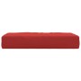 Cojín para sofá de palets tela Oxford rojo 60x60x9,5 cm en Decoración | Comprar online en Foru.es
