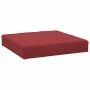 Cojín para sofá de palets tela Oxford rojo tinto 60x60x9,5 cm en Decoración | Comprar online en Foru.es