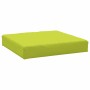 Cojín para sofá de palets tela Oxford verde brillante 60x60x9,5cm en Decoración | Comprar online en Foru.es