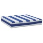 Cojín para palets tela Oxford a rayas azul y blanco 60x60x8 cm en Decoración | Comprar online en Foru.es
