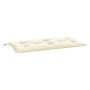 Cojín de banco de jardín tela Oxford blanco crema 110x50x7 cm en Decoración | Comprar online en Foru.es