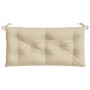 Cojín de banco de jardín tela Oxford beige 110x50x7 cm en Decoración | Comprar online en Foru.es
