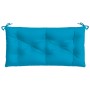 Cojín de banco de jardín tela Oxford azul 110x50x7 cm en Decoración | Comprar online en Foru.es