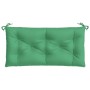 Cojín de banco de jardín tela Oxford verde 110x50x7 cm en Decoración | Comprar online en Foru.es