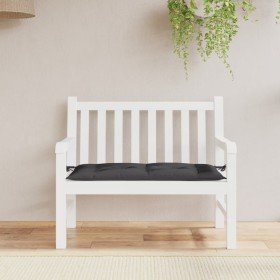 Cojín de banco de jardín tela Oxford negro 110x50x7 cm en Decoración | Comprar online en Foru.es