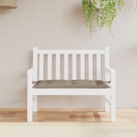 Cojín de banco de jardín tela Oxford gris taupé 110x50x7 cm en Decoración | Comprar online en Foru.es