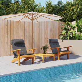 Cojines para silla Adirondack 2 uds tela Oxford gris antracita en Decoración | Comprar online en Foru.es