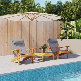 Cojines para silla Adirondack 2 uds tela Oxford gris en Decoración | Comprar online en Foru.es