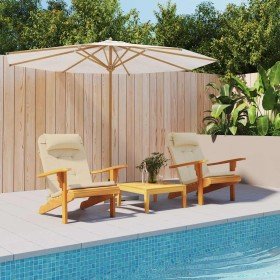 Cojines para silla Adirondack 2 uds tela Oxford beige en Decoración | Comprar online en Foru.es