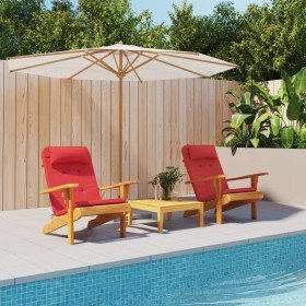Cojines para silla Adirondack 2 uds tela Oxford rojo en Decoración | Comprar online en Foru.es