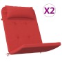 Cojines para silla Adirondack 2 uds tela Oxford rojo en Decoración | Comprar online en Foru.es