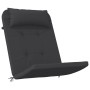Cojines para silla Adirondack 2 uds tela Oxford negro en Decoración | Comprar online en Foru.es