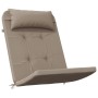 Cojines para silla Adirondack 2 uds tela Oxford gris taupe en Decoración | Comprar online en Foru.es