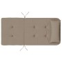 Cojines para silla Adirondack 2 uds tela Oxford gris taupe en Decoración | Comprar online en Foru.es