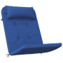Cojines de sillas Liso 2 pcs Azul 58 x 77 x 4,5 cm Tela Oxford en Decoración | Comprar online en Foru.es