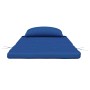 Cojines de sillas Liso 2 pcs Azul 58 x 77 x 4,5 cm Tela Oxford en Decoración | Comprar online en Foru.es