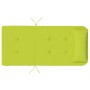 Cojines de sillas Liso 2 pcs Verde brillante. 58 x 77 x 4,5 cm en Decoración | Comprar online en Foru.es