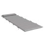 Cojín de tumbona de tela Oxford gris 180x60x4 cm en Decoración | Comprar online en Foru.es