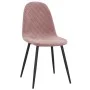 Sillas de comedor 6 unidades terciopelo rosa de vidaXL, Sillas de comedor - Ref: Foro24-3082885, Precio: 326,88 €, Descuento: %