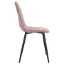 Sillas de comedor 6 unidades terciopelo rosa de vidaXL, Sillas de comedor - Ref: Foro24-3082885, Precio: 326,88 €, Descuento: %