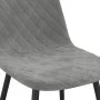 Sillas de comedor giratorias 6 uds terciopelo gris claro de vidaXL, Sillas de comedor - Ref: Foro24-3082881, Precio: 278,72 €...
