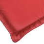 Cojín de tumbona de tela Oxford rojo 180x60x4 cm en Decoración | Comprar online en Foru.es
