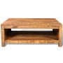 Mesa de centro de madera de mango maciza de vidaXL, Mesas de centro - Ref: Foro24-241131, Precio: 287,15 €, Descuento: %