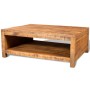 Mesa de centro de madera de mango maciza de vidaXL, Mesas de centro - Ref: Foro24-241131, Precio: 287,15 €, Descuento: %