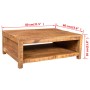 Mesa de centro de madera de mango maciza de vidaXL, Mesas de centro - Ref: Foro24-241131, Precio: 287,15 €, Descuento: %