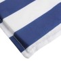 Cojín de tumbona tela Oxford a rayas azul y blanco 180x60x4 cm en Decoración | Comprar online en Foru.es