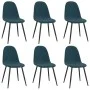 Esszimmerstühle 6 Einheiten aus blauem Samt von vidaXL, Essstühle - Ref: Foro24-3082880, Preis: 331,83 €, Rabatt: %