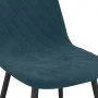 Esszimmerstühle 6 Einheiten aus blauem Samt von vidaXL, Essstühle - Ref: Foro24-3082880, Preis: 331,83 €, Rabatt: %