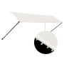 Toldo retráctil con LED color crema 400x150 cm de vidaXL, Toldos - Ref: Foro24-145927, Precio: 69,13 €, Descuento: %
