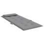 Cojines de silla con respaldo alto 2 uds tela Oxford gris en Decoración | Comprar online en Foru.es