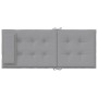 Cojines de silla con respaldo alto 2 uds tela Oxford gris en Decoración | Comprar online en Foru.es