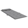 Cojines de silla con respaldo alto 4 uds tela Oxford gris en Decoración | Comprar online en Foru.es