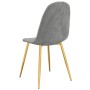Sillas de comedor giratorias 6 uds terciopelo gris claro de vidaXL, Sillas de comedor - Ref: Foro24-3082870, Precio: 327,32 €...