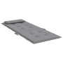 Cojines de silla con respaldo alto 6 uds tela Oxford gris en Decoración | Comprar online en Foru.es
