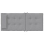 Cojines de silla con respaldo alto 6 uds tela Oxford gris en Decoración | Comprar online en Foru.es