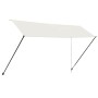 Toldo retráctil con LED color crema 400x150 cm de vidaXL, Toldos - Ref: Foro24-145927, Precio: 69,13 €, Descuento: %