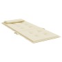 Cojines de silla respaldo alto 6 uds tela Oxford color crema en Decoración | Comprar online en Foru.es
