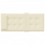 Cojines de silla respaldo alto 6 uds tela Oxford color crema en Decoración | Comprar online en Foru.es
