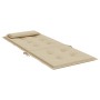 Cojines de silla con respaldo alto 2 uds tela Oxford beige en Decoración | Comprar online en Foru.es