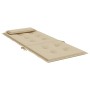 Cojines de silla con respaldo alto 4 uds tela Oxford beige en Decoración | Comprar online en Foru.es
